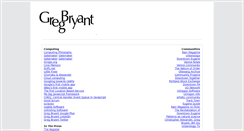 Desktop Screenshot of gregbryant.com