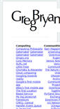 Mobile Screenshot of gregbryant.com